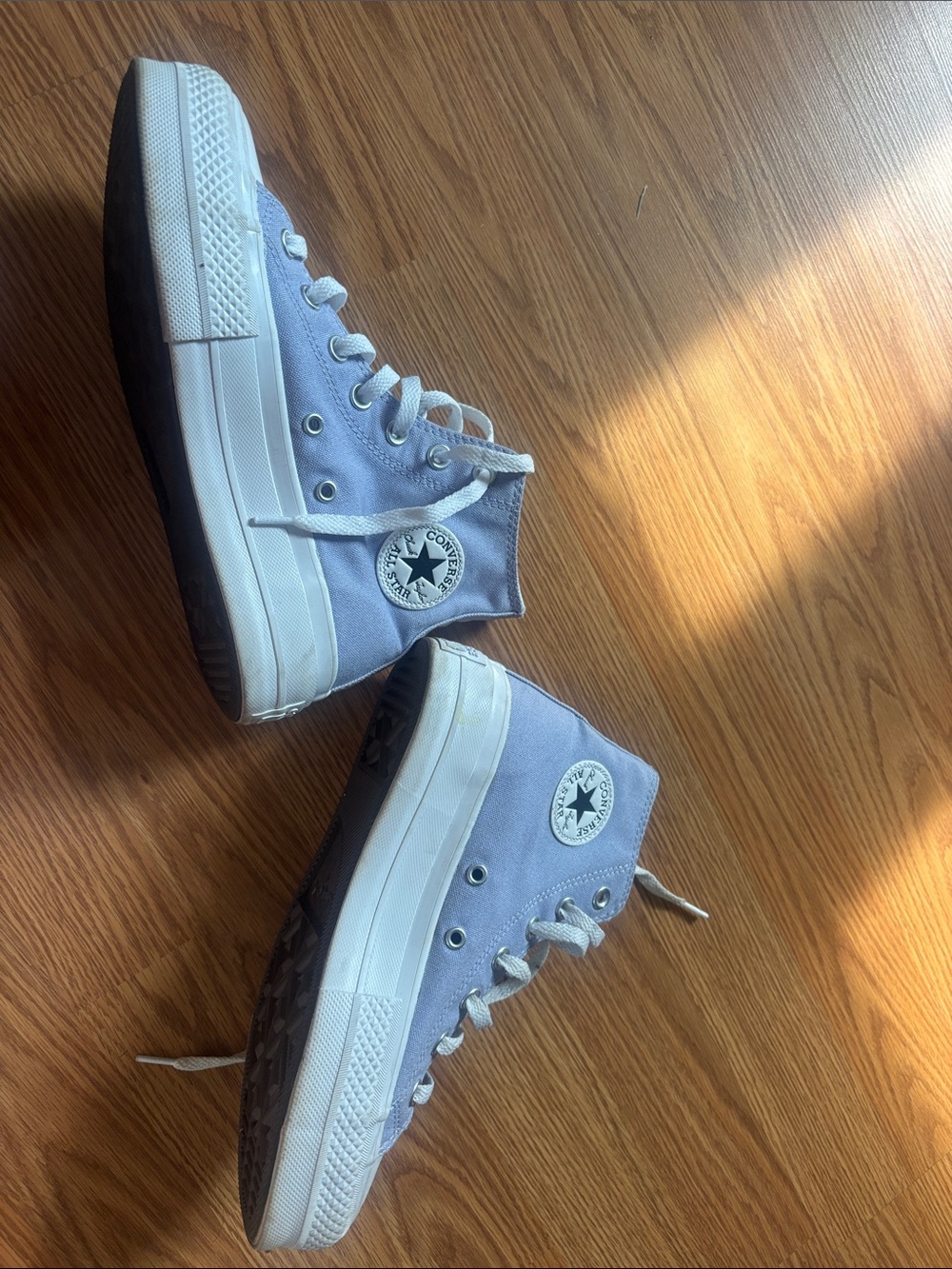 Converse High Top Platform Sneakers - Light Lavender - Picture 3 of 6